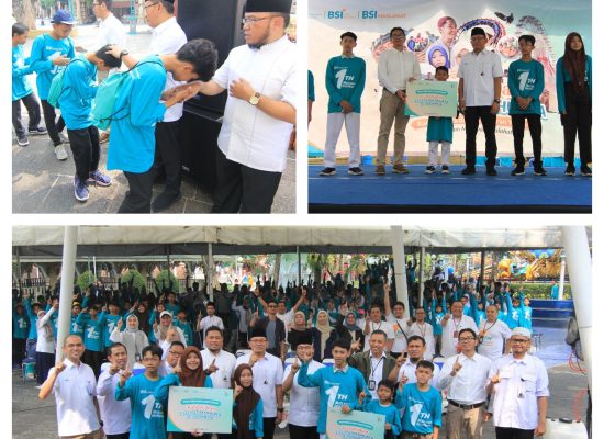 Peringati Milad ke-1, BSI Maslahat Bahagiakan 1.111 Yatim Dhuafa