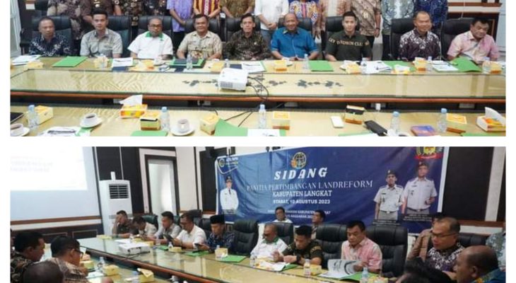 Plt Bupati Langkat Buka Sidang Panitia Pertimbangan Landreform