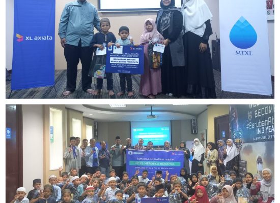 Program “Semarak Muharram – Merdeka Beramal” Karyawan XL Axiata Gelar Khitanan Massal dan Santuni Anak Yatim