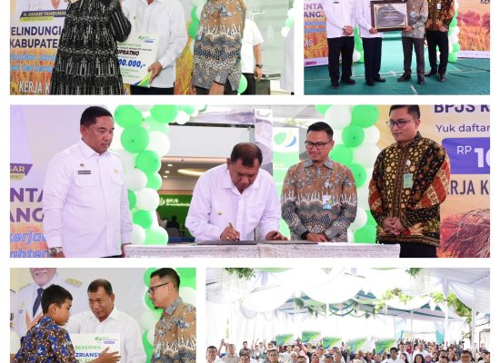 House Warming BPJS Ketenagkerjaan Tanjung Morawa, Bupati Terima Penghargaan