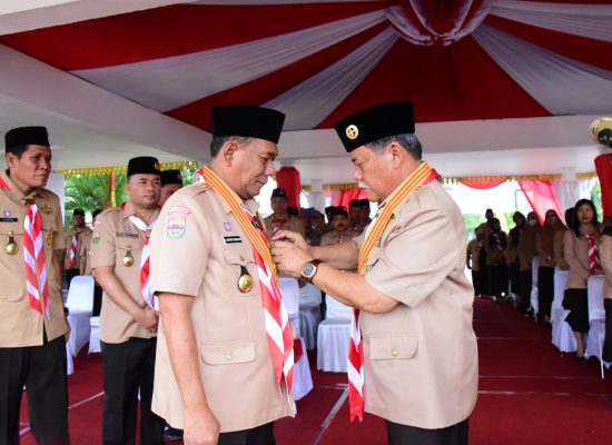 Apel Besar Hari Pramuka ke-62, Bupati Terima Lencana Cikal Emas