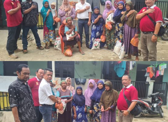 Jumat Barokah Pewarta, Bantu Kaum Duafa di Bandar Klippa