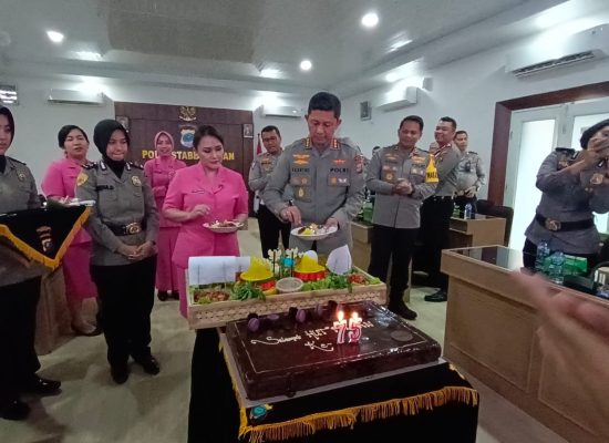 Polrestabes Medan Gelar Syukuran HUT ke-75 Polwan