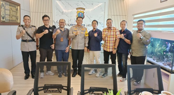 Pererat Kemitraan, Wakapolrestabes Medan Terima Audiensi PT Telkomsel