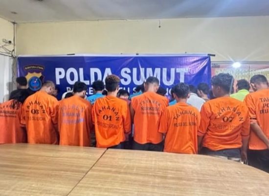 Selama 7 Hari, Polresta Deli Serdang Cyduk 26 Bandit Narkoba