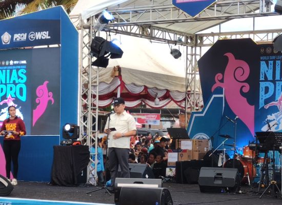Kelistrikan Aman, PLN Sukseskan Kejuaran World Surfing League Nias Pro 2023