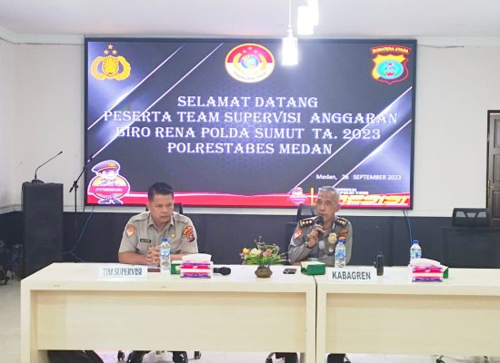 Tim Supervisi Asistensi dari Rorena Kunjungi Polrestabes Medan
