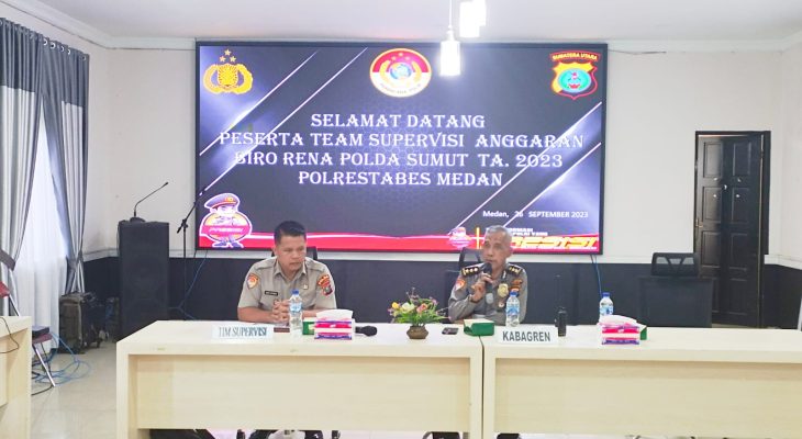Tim Supervisi Asistensi dari Rorena Kunjungi Polrestabes Medan