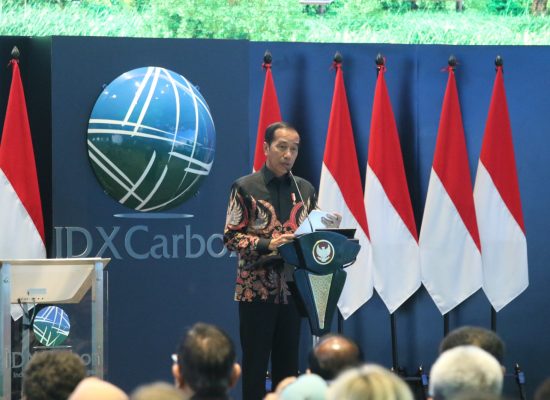 Presiden Jokowi Resmikan Bursa Karbon Indonesia