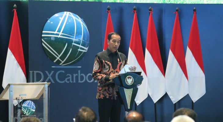 Presiden Jokowi Resmikan Bursa Karbon Indonesia