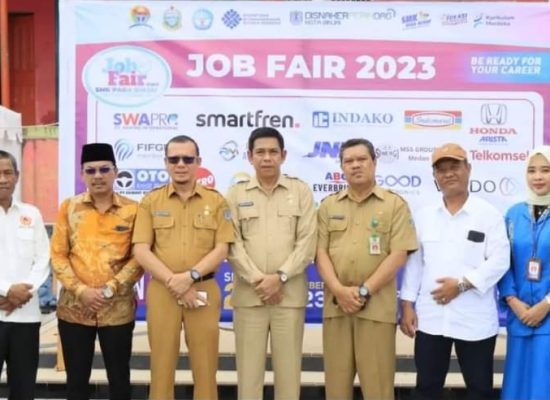 Menekan Angka Pengangguran, SMK PABA Binjai Gelar Job Fair 2023
