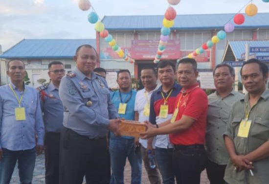 Pewarta Kunjungi Lapas II A Binjai, Theo Adrianus : Lapas Eksis karena Wartawan