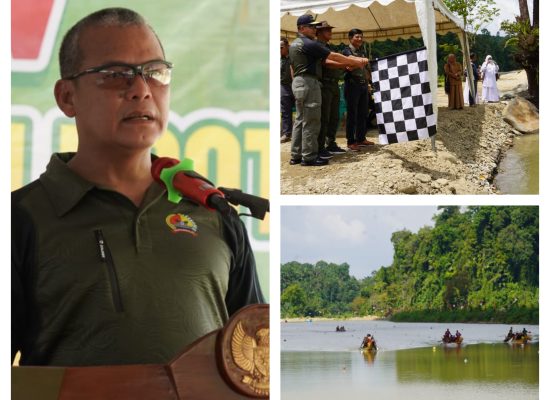 Korem 032/Wirabraja Menggelar Festival Dragon Boat se – Sumatera Barat