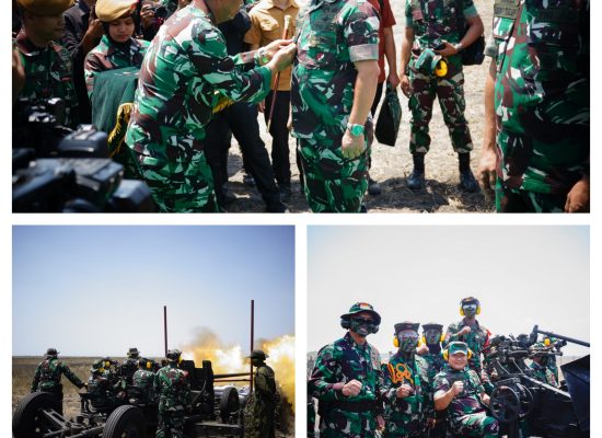 Pastikan Kesiapan Tempur Satuan Arhanud, Kasad Tinjau Latihan Menembak Senjata Berat