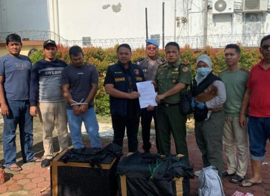 Subdit Tipidter Direktorat (Dit) Reskrimsus Polda Sumut Ungkap Jaringan Internasional Perdagangan Satwa Dilindungi
