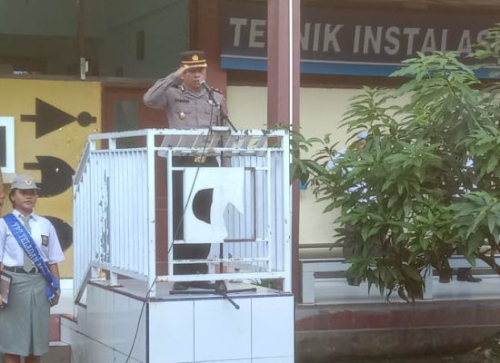 Kasat Binmas Polrestabes Medan Jadi Pembina Upacara di Yayasan Teladan Pertiwi