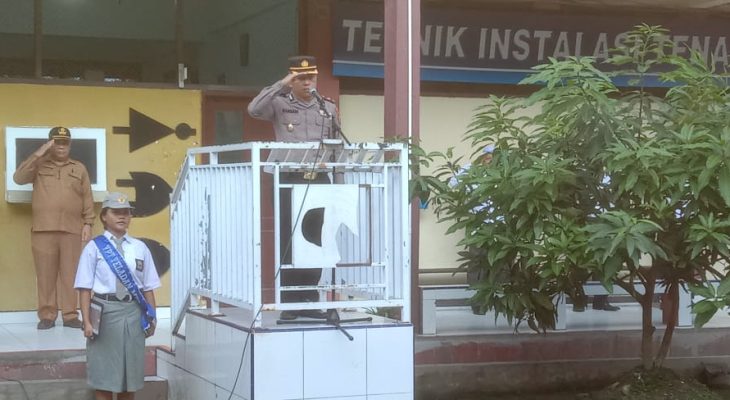 Kasat Binmas Polrestabes Medan Jadi Pembina Upacara di Yayasan Teladan Pertiwi