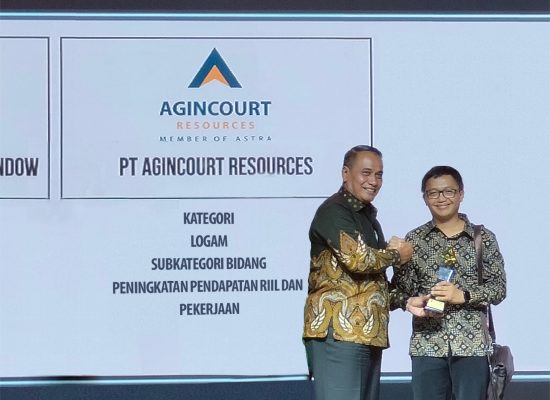 Terapkan Good Mining Practice & Pertanian Berkelanjutan, Agincourt Resources Raih 5 Penghargaan dari Kementerian ESDM