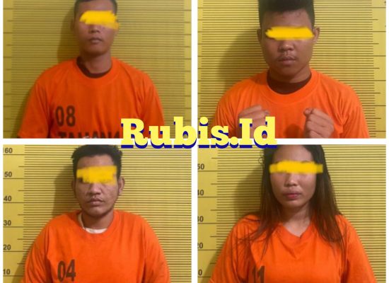 Sat Narkoba Polres Binjai Amankan 4 Bandar Ekstasi Berserta Barang Bukti