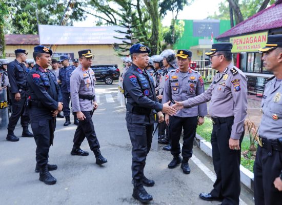 Kunker ke Pulau Nias, Kapolda Sumut Instruksikan Personel Berantas Narkoba dan Sukseskan Pemilu 2024