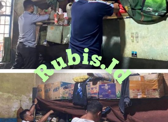 Petugas Rutan Tanjung Pura Sidak Blok Hunian
