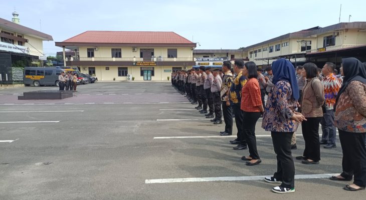 Polrestabes Medan Gelar Apel Pengamanan Kunjungan Presiden Jokowi