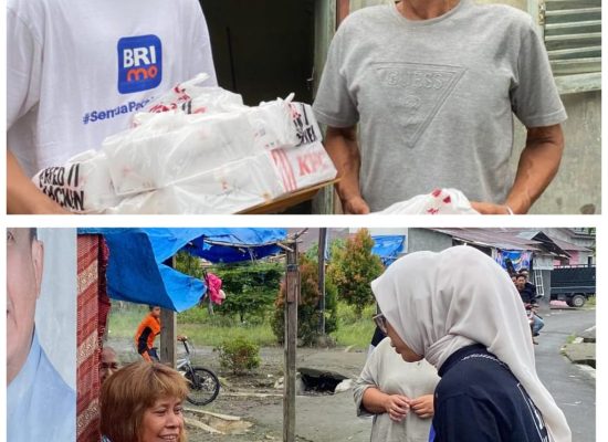 BRI Salurkan Bantuan Tanggap Bencana Warga Terdampak Banjir Kota Binjai