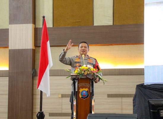 Polda Sumut Gelar Latihan Pra Operasi Mantap Brata Toba 2023-2024