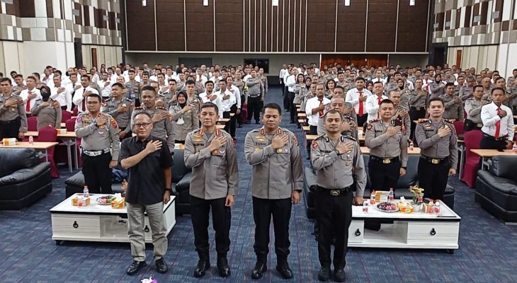 Polrestabes Medan Gelar Pelatihan Pra Operasi Mantap Praja Toba 2023-2024