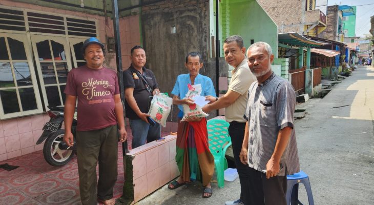 Jumat Barokah, Ketua Pewarta Jenguk Sahabat Kecil Sakit