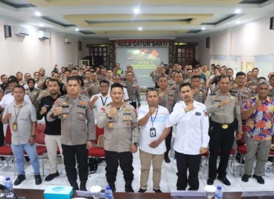 Polres Binjai Gelar Latihan Operasi Mantap Brata Pra Pemilu 2024