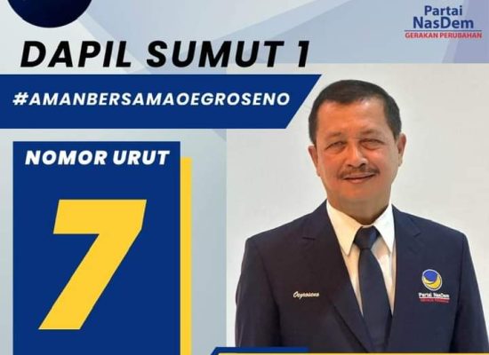 Kata DPW Nasdem Bali, Agus Dei Segu: Oegroseno Sosok Polisi Berkarakter, Tegas dan Sederhana