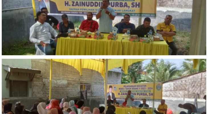 Dalam Reses Zainuddin Purba Sampaikan Perihal Maraknya Peredaran Narkoba di Kota Binjai