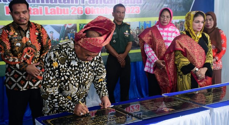 Banyak Jalan di Pantai Labu Sudah Mulus