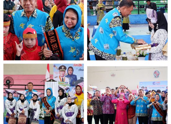 Ketua TP PKK Deli Serdang Buka Gebyar Anak Berkebutuhan Khusus