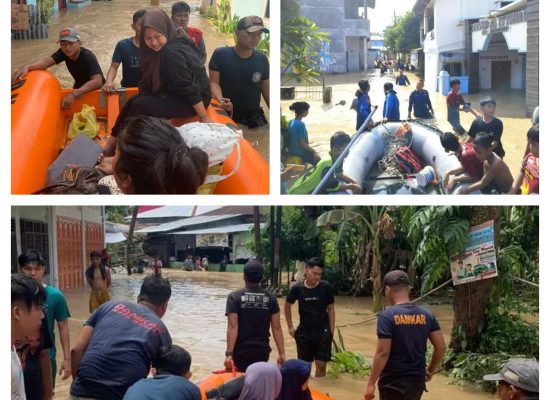 Ribuan Rumah di Kota Binjai Terendam Banjir, 3541 jiwa Terkena Dampak