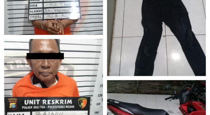 Polsek Delitua Amankan Pencuri yang Nyaris Tewas Diamuk Massa