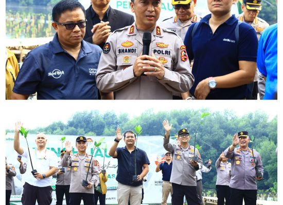 HUT Humas Polri Ke-72 Dirayakan Dengan Gerakan Pelestarian Lingkungan