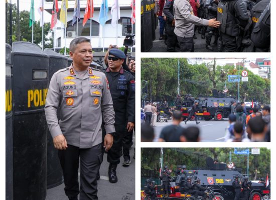 Polda Sumut Gelar Simulasi Pengamanan Kota Siap Amankan Pemilu 2024