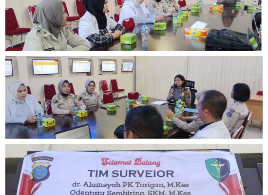 Tim Surveior Kemenkes Kota Medan Kunker ke Polrestabes Medan