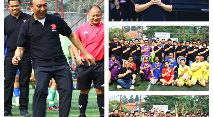 Perkuat Sinergisitas, Polri dan Jurnalis Gelar Seven Soccer