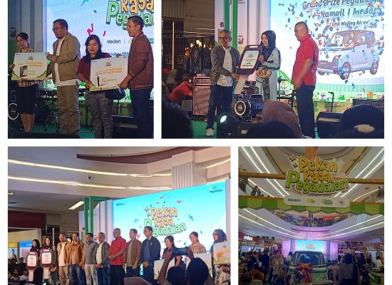 Hari Puncak Pekan Raya Pegadaian 2023, Pegadaian Memberikan Berbagai Hadiah yang Menarik di Manhattan Mall Medan