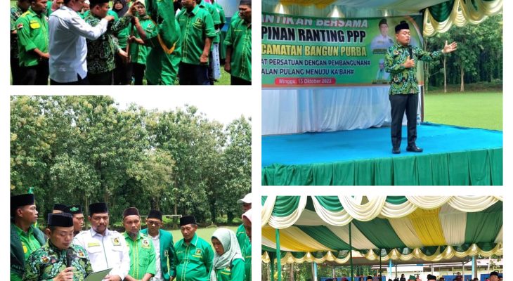 Pelantikan Pengurus Ranting PPP  se-Kecamatan Bangun Purba,  Dr Misnan Aljawi: Dapil 2 Wajib Pertahankan Kursi