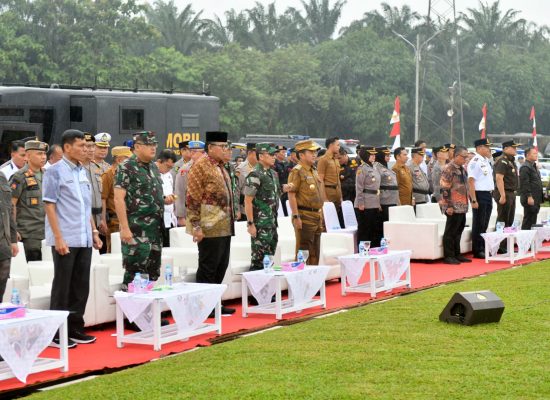 Apel Gelar Pasukan Ops Mantap Brata Toba, Hassanudin Ajak Masyarakat dan Stakeholder Sukseskan Pemilu 2024