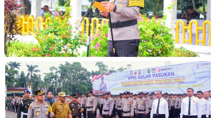 Apel Ops Mantap Brata 2023-2024, Kapolresta DS: Pengecekan Akhir Kesiapan Personel