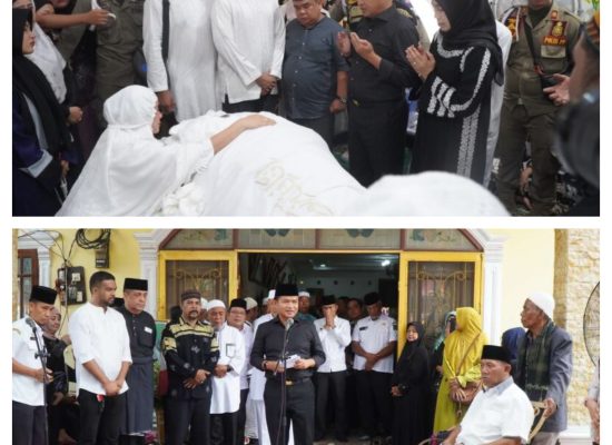 Pj Gubernur Sumut Hassanudin Lepas Jenazah Dato’ Seri Syamsul Arifin