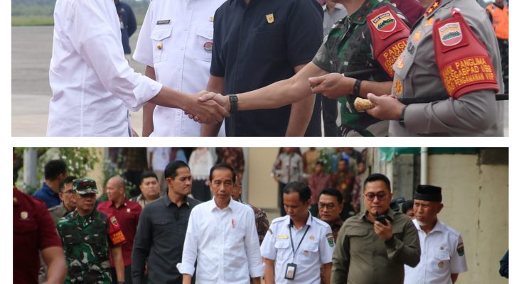Pangdam I/BB Dampingi Presiden Joko Widodo Kunker di Padang, Sumbar