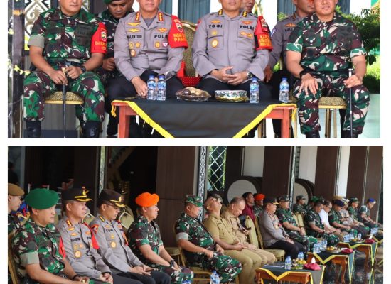 Kapolrestabes Medan Hadiri Apel Pengamanan Kedatangan Iriana Jokowi
