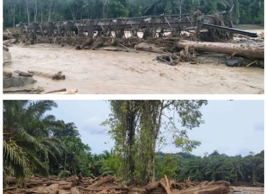 Obyek Wisata Batu Katak Bahorok Dilanda Banjir