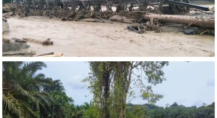 Obyek Wisata Batu Katak Bahorok Dilanda Banjir